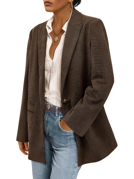 Jewelry - Women's Winter Corduroy Blazers Jackets
